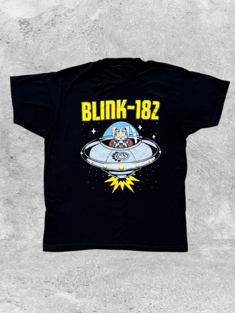 Blink-182 Space Bunny 2024 Tour Shirt 21.5x27.5-One More Time World Tour